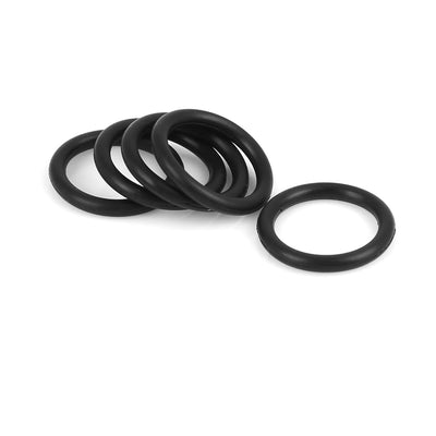 Harfington 100pcs 16x2mm Nitrile Rubber O-rings Heat Resistant Sealing Ring Gaskets for Car