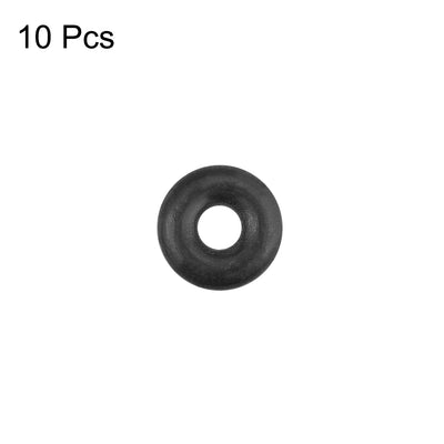 Harfington Uxcell O-Rings Nitrile Rubber 2.2mm x 7mm x 2.4mm Round Seal Gasket 10Pcs