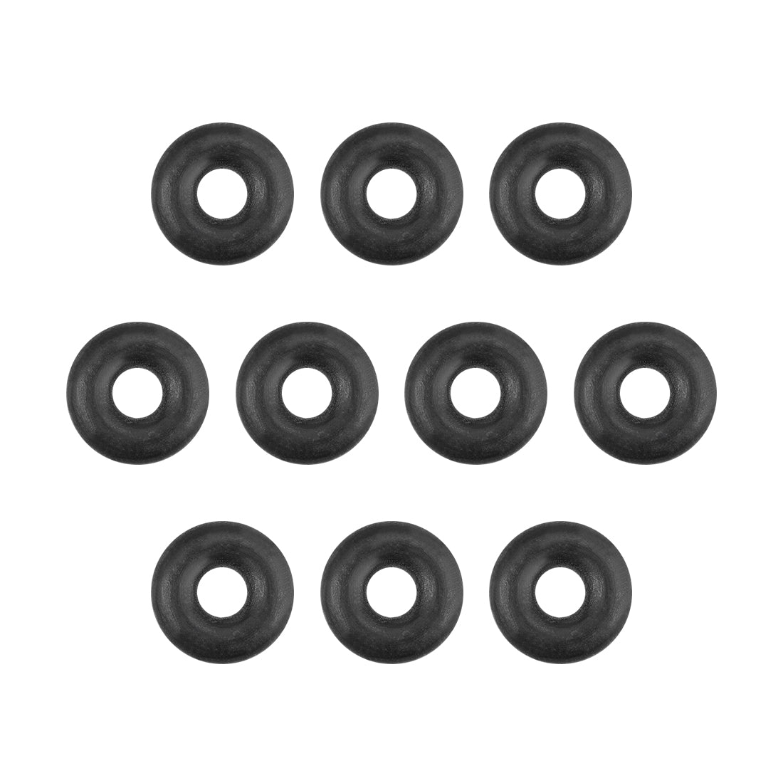 uxcell Uxcell O-Rings Nitrile Rubber 2.2mm x 7mm x 2.4mm Round Seal Gasket 10Pcs