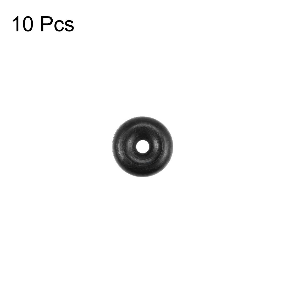 uxcell Uxcell O-Rings Nitrile Rubber 1.2mm x 6mm x 2.4mm Round Seal Gasket 10Pcs