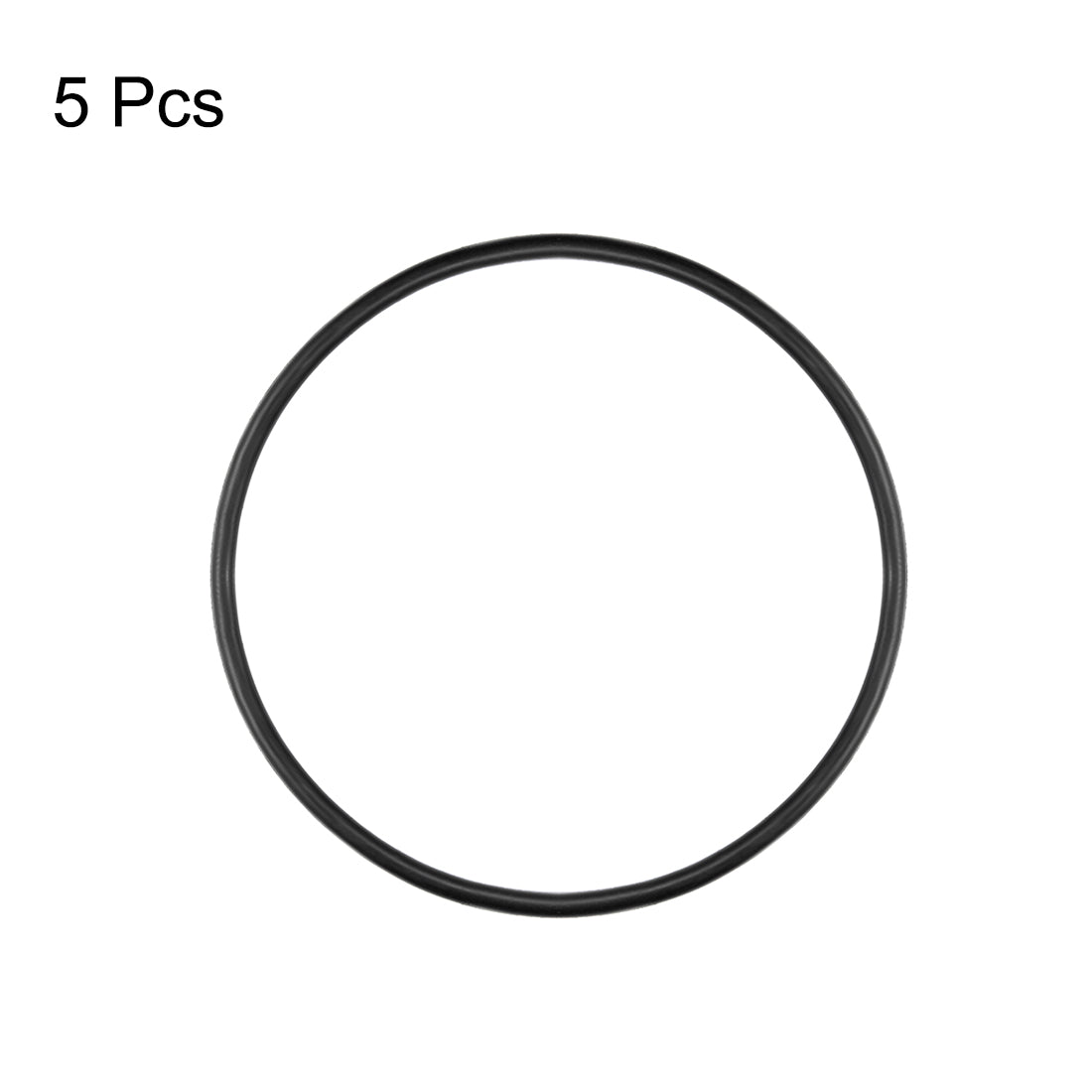 uxcell Uxcell O-Rings Nitrile Rubber 57.2mm x 62mm x 2.4mm Round Seal Gasket 5Pcs