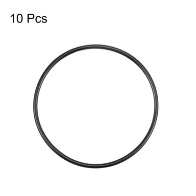 Harfington Uxcell O-Rings Nitrile Rubber 59.2mm x 64mm x 2.4mm Round Seal Gasket 10Pcs