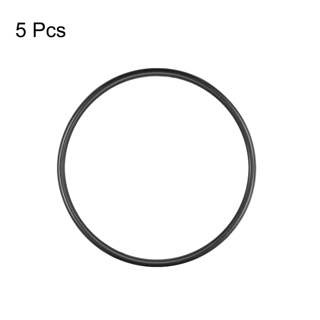 uxcell Uxcell O-Rings Nitrile Rubber 46.2mm x 51mm x 2.4mm Round Seal Gasket 5Pcs