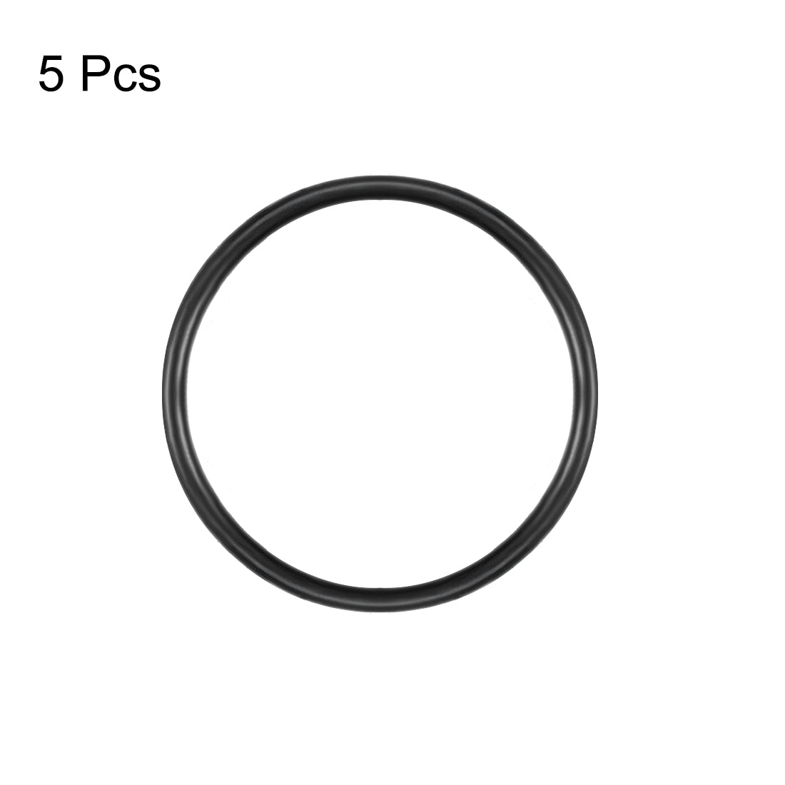 uxcell Uxcell O-Rings Nitrile Rubber 52.2mm x 57mm x 2.4mm Round Seal Gasket 5Pcs