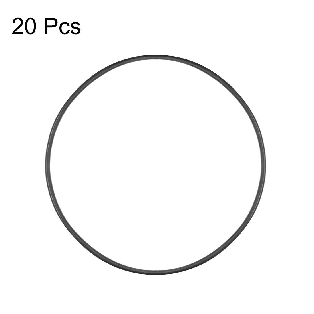 uxcell Uxcell O-Rings Nitrile Rubber 93.2mm x 98mm x 2.4mm Round Seal Gasket 20Pcs