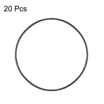 Harfington Uxcell O-Rings Nitrile Rubber 93.2mm x 98mm x 2.4mm Round Seal Gasket 20Pcs