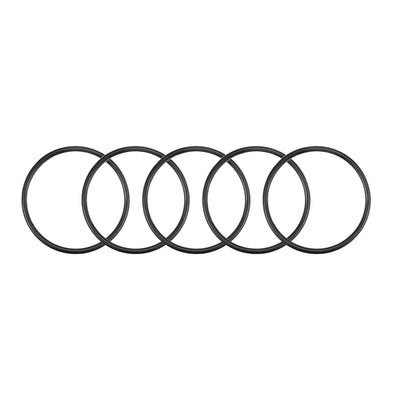 uxcell Uxcell O-Rings Nitrile Rubber 37.2mm x 42mm x 2.4mm Round Seal Gasket 5Pcs