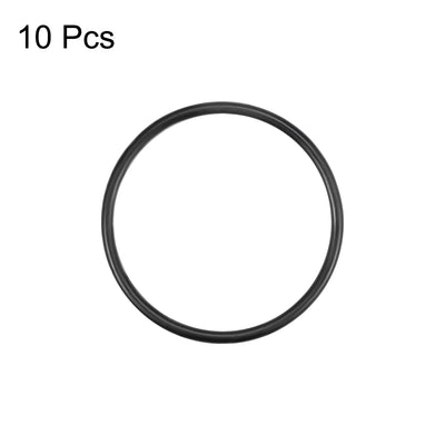 Harfington Uxcell O-Rings Nitrile Rubber 37.2mm x 42mm x 2.4mm Round Seal Gasket 10Pcs