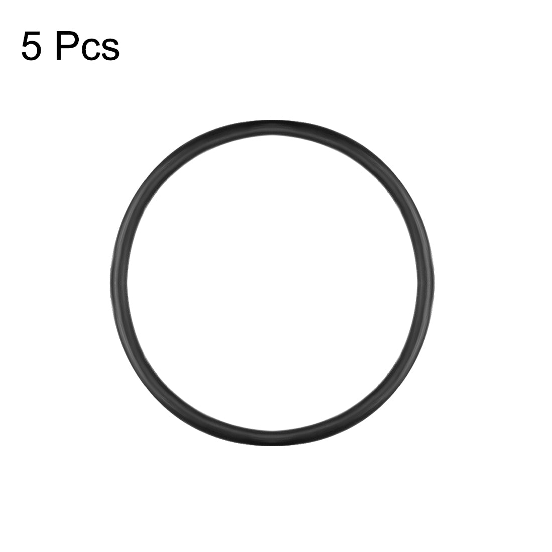 uxcell Uxcell O-Rings Nitrile Rubber 38.2mm x 43mm x 2.4mm Round Seal Gasket 5Pcs