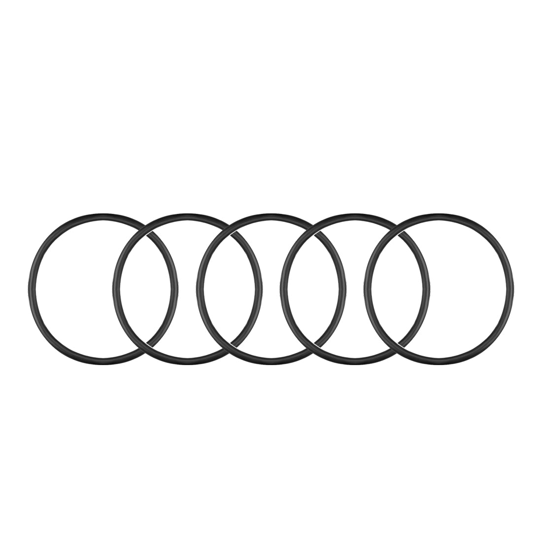 uxcell Uxcell O-Rings Nitrile Rubber 38.2mm x 43mm x 2.4mm Round Seal Gasket 5Pcs