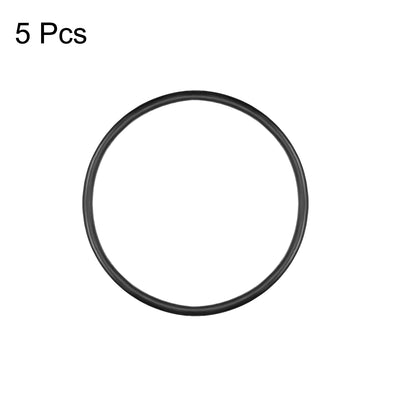 Harfington Uxcell O-Rings Nitrile Rubber 42.2mm x 47mm x 2.4mm Round Seal Gasket 5Pcs