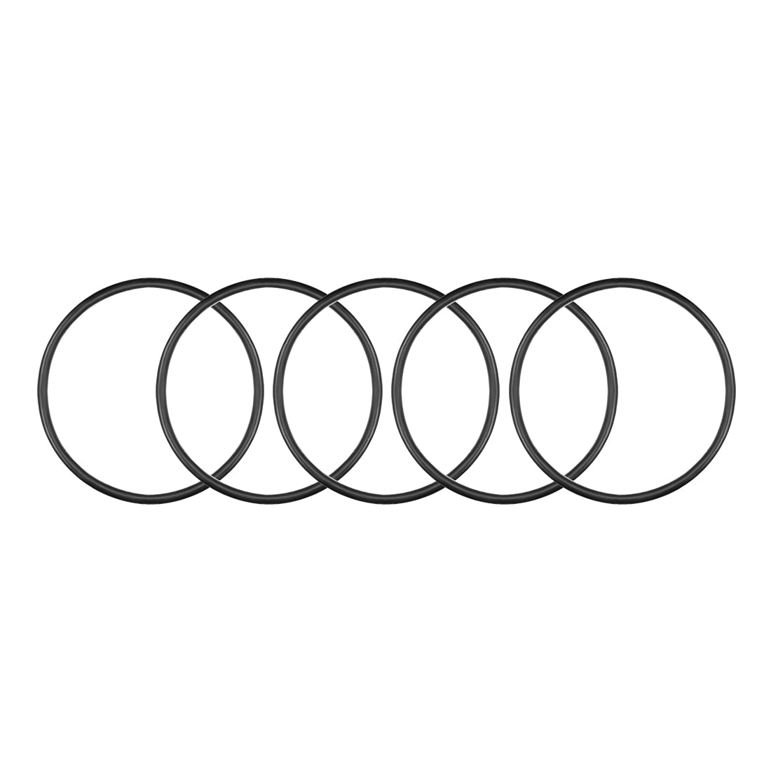 uxcell Uxcell O-Rings Nitrile Rubber 42.2mm x 47mm x 2.4mm Round Seal Gasket 5Pcs