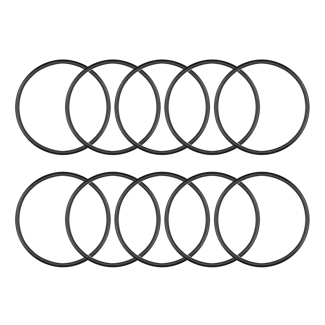 uxcell Uxcell O-Rings Nitrile Rubber 42.2mm x 47mm x 2.4mm Round Seal Gasket 10Pcs