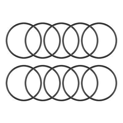 uxcell Uxcell O-Rings Nitrile Rubber 43.2mm x 48mm x 2.4mm Round Seal Gasket 10Pcs