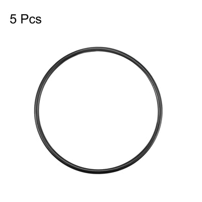 Harfington Uxcell O-Rings Nitrile Rubber 75mm x 82mm x 3.5mm Round Seal Gasket 5Pcs