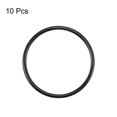 Harfington Uxcell O-Rings Nitrile Rubber 52mm x 59mm x 3.5mm Round Seal Gasket 10Pcs