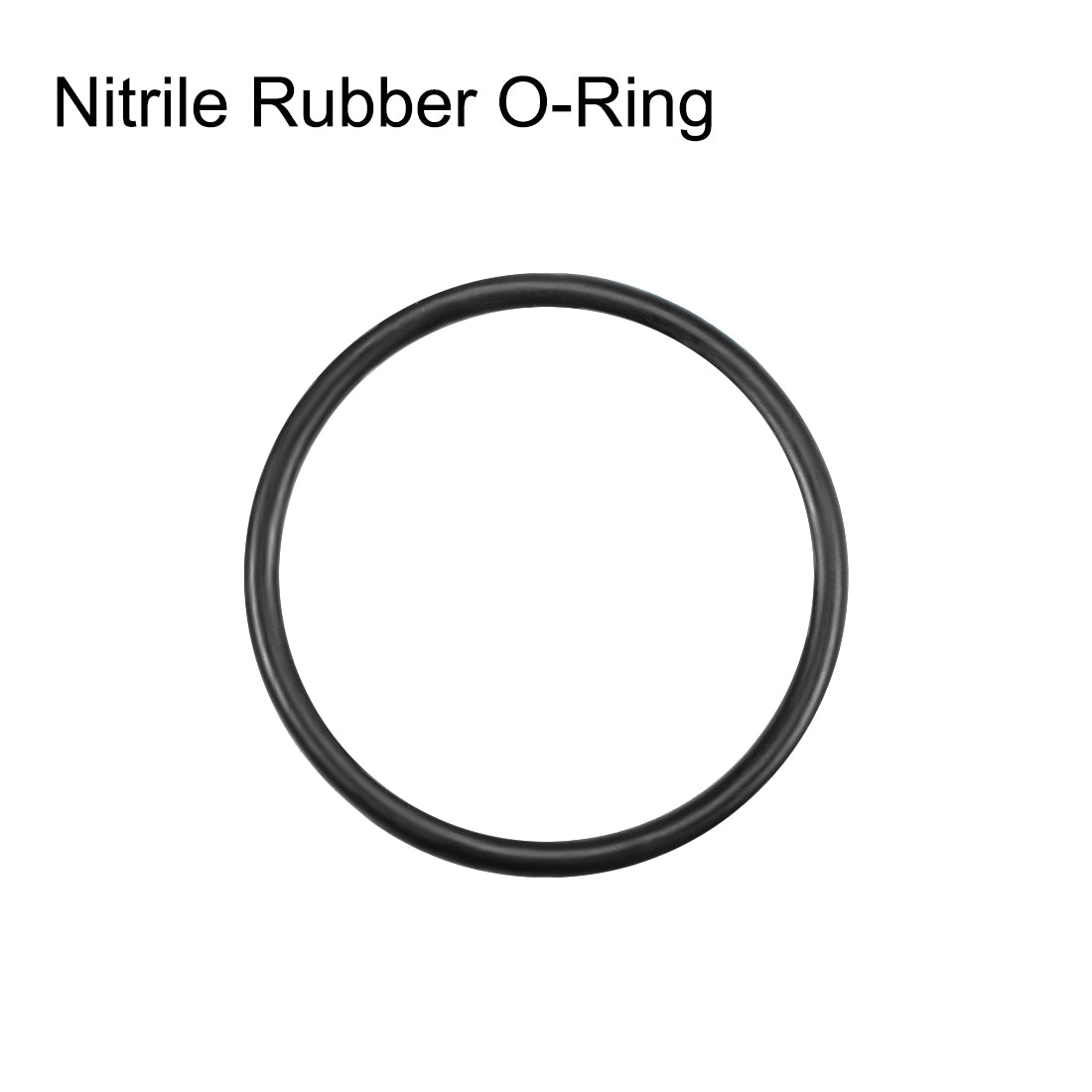 uxcell Uxcell O-Rings Nitrile Rubber 44mm x 51mm x 3.5mm Round Seal Gasket