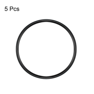 Harfington Uxcell O-Rings Nitrile Rubber 55.8mm x 62mm x 3.1mm Round Seal Gasket 5Pcs