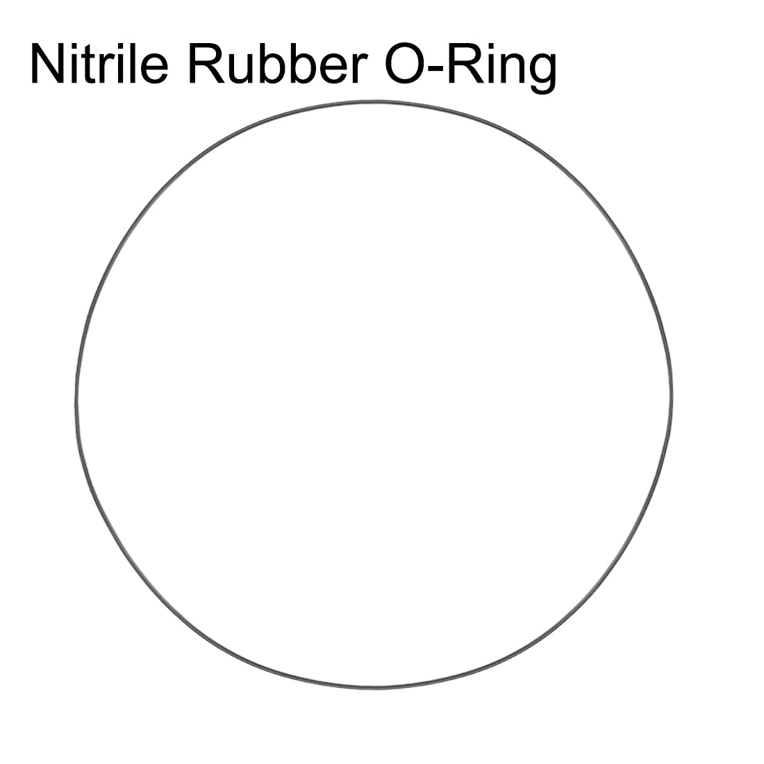 uxcell Uxcell O-Rings Nitrile Rubber 368.8mm x 375mm x 3.1mm Round Seal Gasket