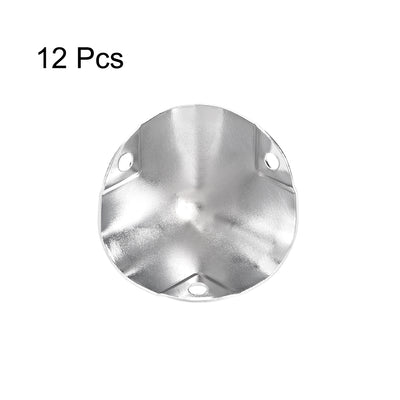 Harfington Uxcell Metal Box Corner Protectors Wooden Box Edge Guard Protector 27 x 27 x 27mm 12pcs