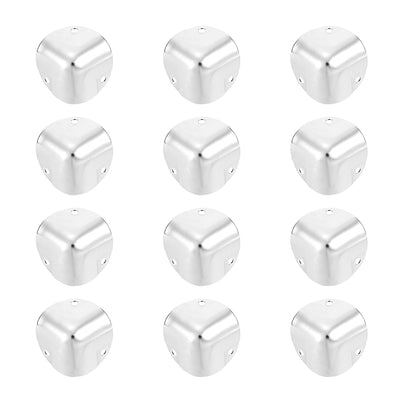 uxcell Uxcell Metal Box Corner Protectors Wooden Box Edge Guard Protector 27 x 27 x 27mm 12pcs