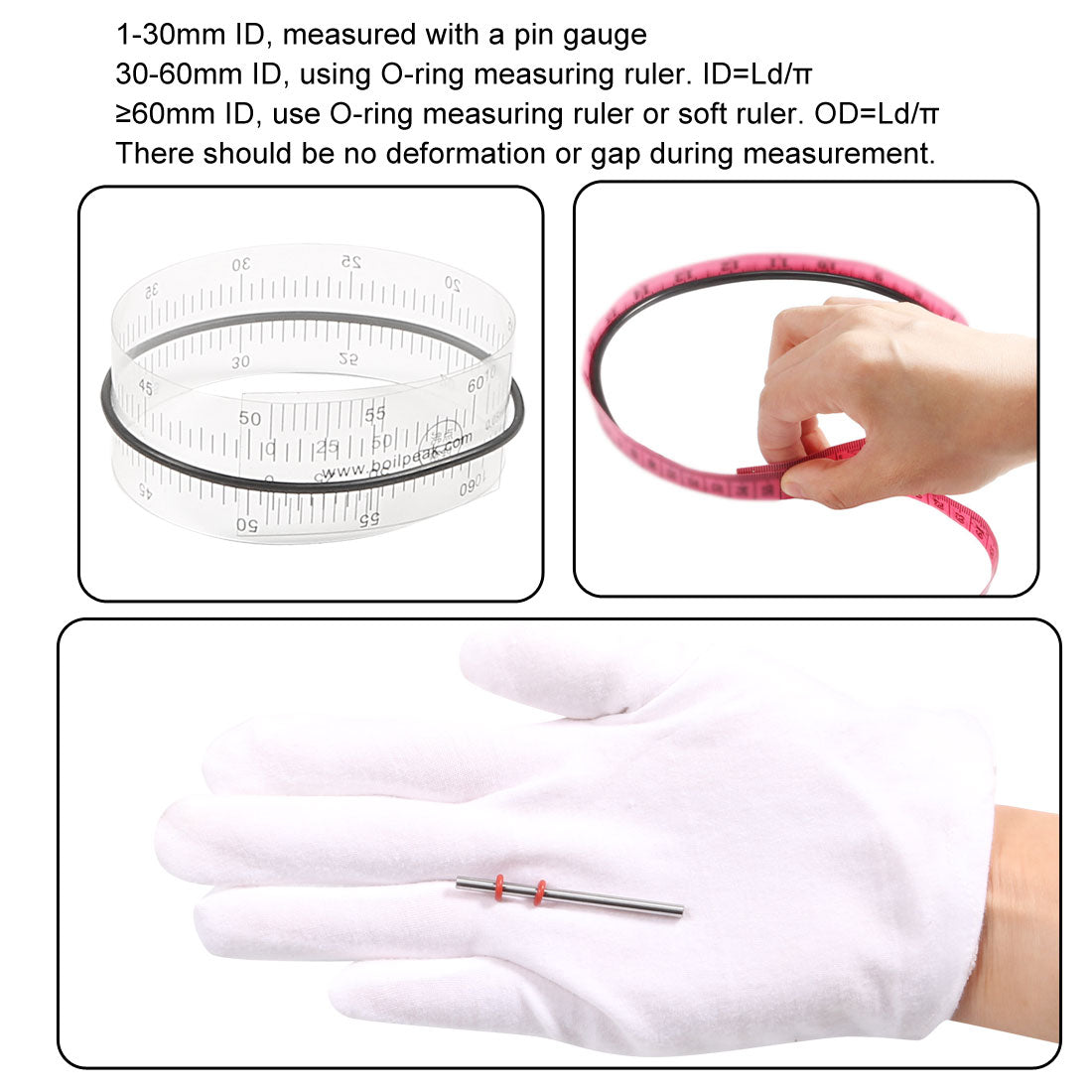 Harfington Silicone O-Rings, 92mm OD 85.8mm ID 3.1mm Width VMQ Seal Gasket for Compressor Valves Pipe Repair, White, Pack of 5