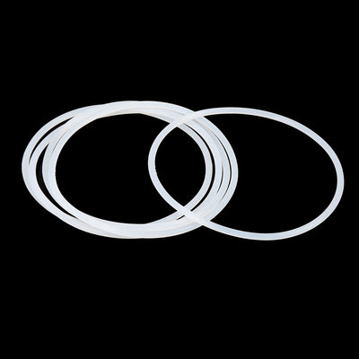 Harfington Silicone O-Rings, 92mm OD 85.8mm ID 3.1mm Width VMQ Seal Gasket for Compressor Valves Pipe Repair, White, Pack of 5