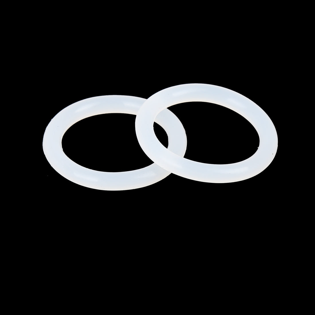 Harfington Silicone O-Rings, 30mm OD 23mm ID 3.5mm Width VMQ Seal Gasket for Compressor Valves Pipe Repair, White, Pack of 10