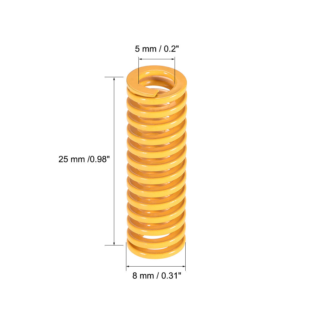 Harfington 3D Printer Heated Bed Spring Kit Light Load Compression Leveling Springs