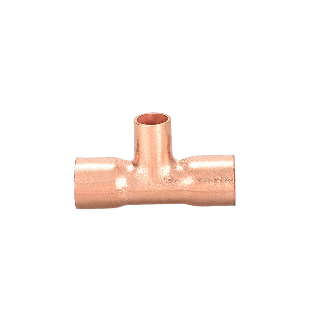 uxcell Uxcell Copper Reducing, Tee Copper Pressure Pipe Fitting Connector  for Plumbing Supply and Refrigeration