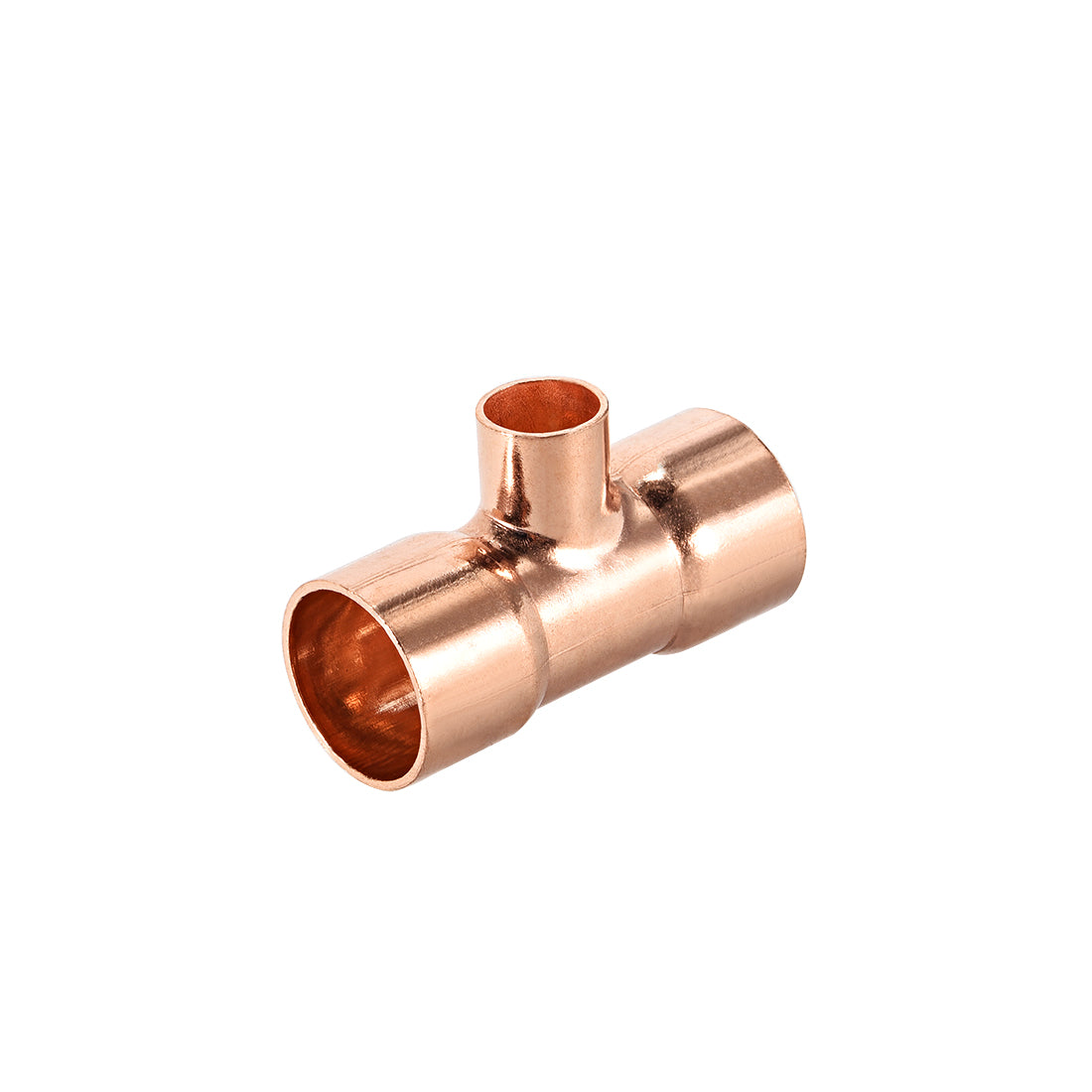 uxcell Uxcell Copper Reducing, Tee Copper Pressure Pipe Fitting Connector  for Plumbing Supply and Refrigeration