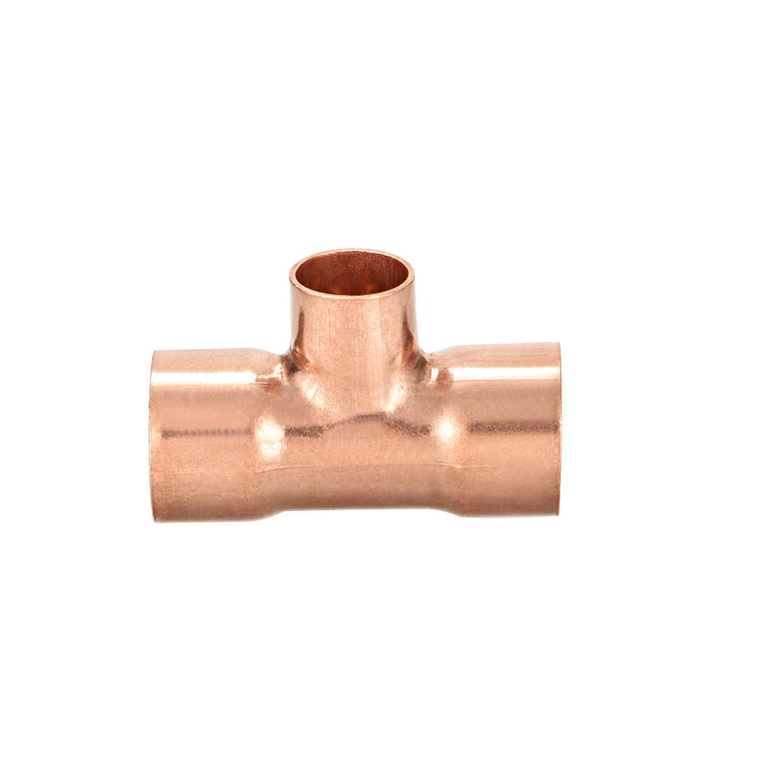 uxcell Uxcell Copper Reducing, Tee Copper Pressure Pipe Fitting Connector  for Plumbing Supply and Refrigeration