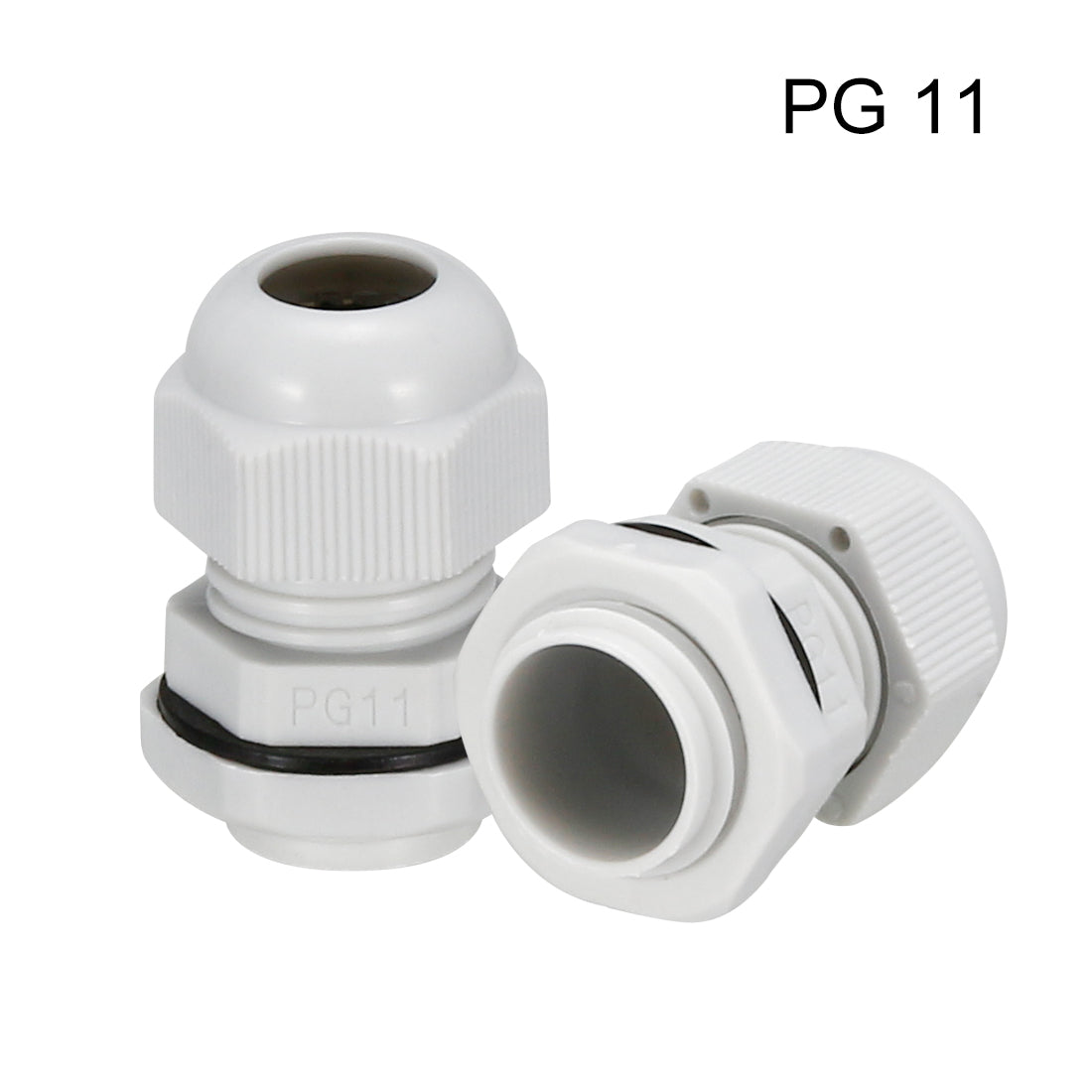 uxcell Uxcell Metric Cable Gland Waterproof Plastic Connector Adjustable Locknut