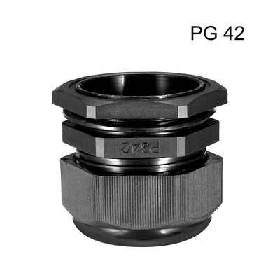 Harfington Uxcell Metric Cable Gland Waterproof Plastic Connector Adjustable Locknut
