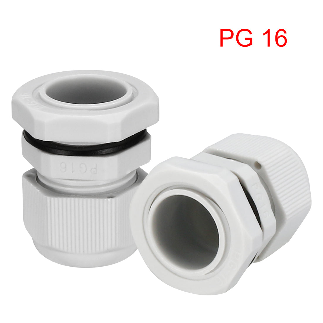 uxcell Uxcell Metric Cable Gland Waterproof Plastic Connector Adjustable Locknut