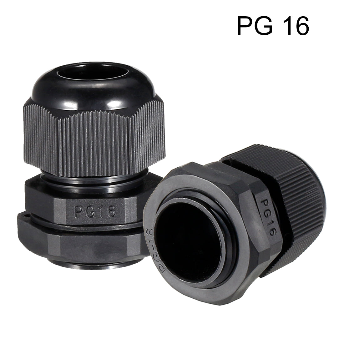 uxcell Uxcell Metric Cable Gland Waterproof Plastic Connector Adjustable Locknut
