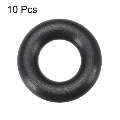 Harfington Uxcell Fluorine Rubber O Rings, 16mm OD, 9mm Inner Diameter, 3.5mm Width, Seal Gasket Black 10Pcs