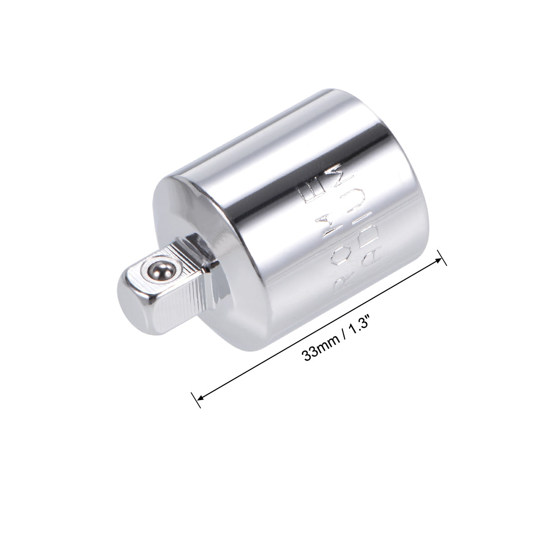 uxcell Uxcell 1/2 Inch Drive (F) x 1/4 Inch (M) Socket Reducer, Female to Male