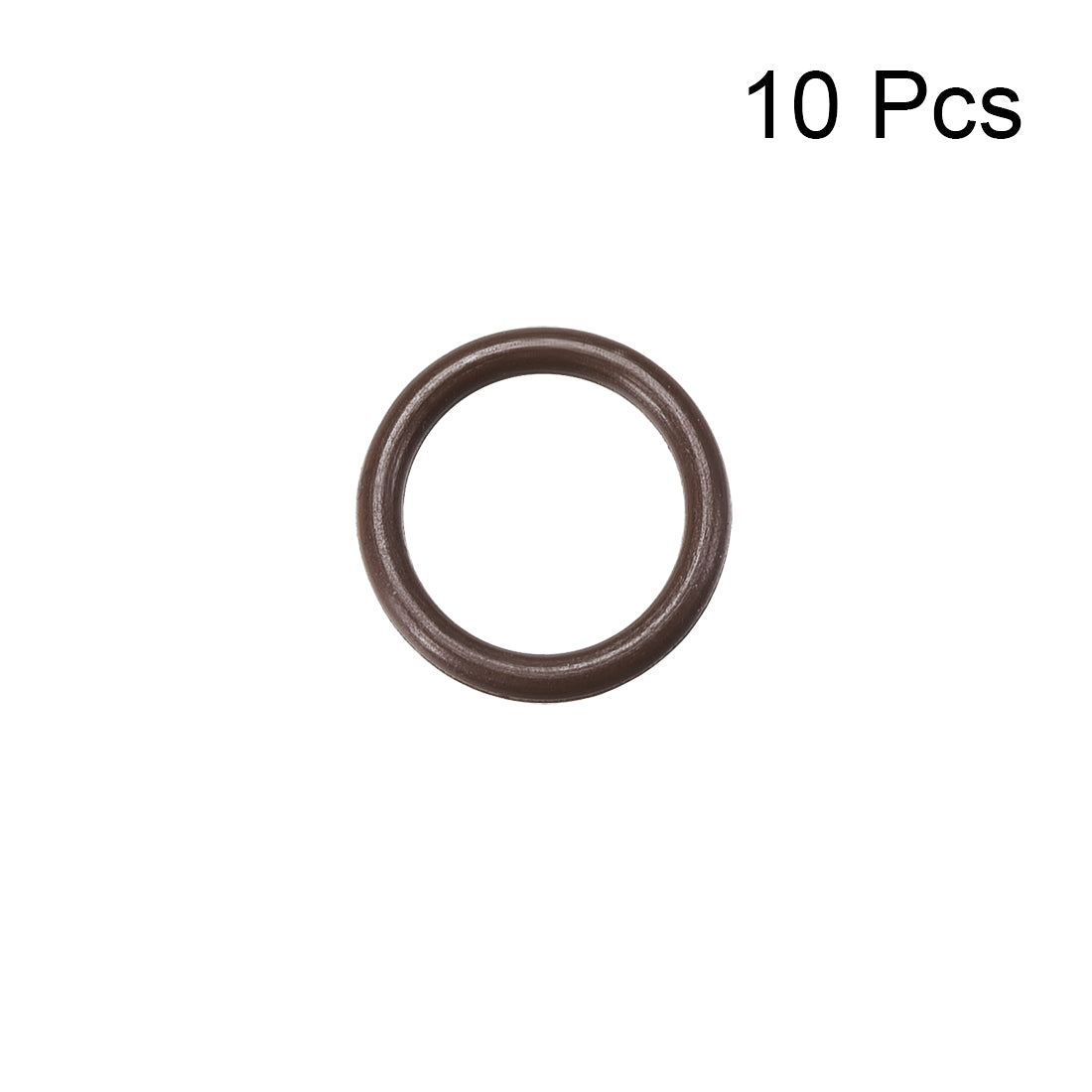 uxcell Uxcell Fluorine Rubber O-Rings 7mm OD 5mm ID 1mm Width, Metric FKM Sealing Gasket, Pack of 10