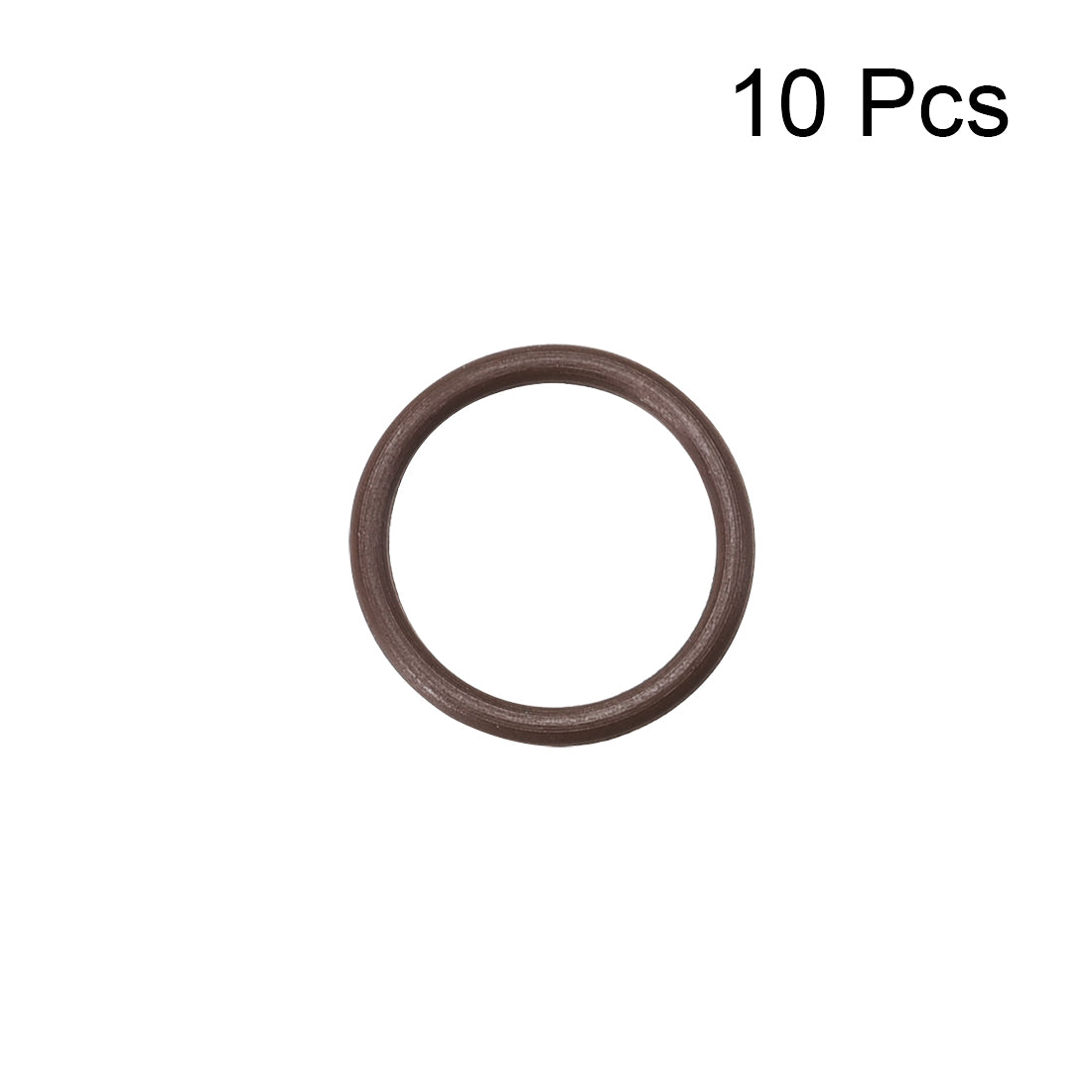 uxcell Uxcell Fluorine Rubber O-Rings 9mm OD 7mm ID 1mm Width, Metric FKM Sealing Gasket, Pack of 10