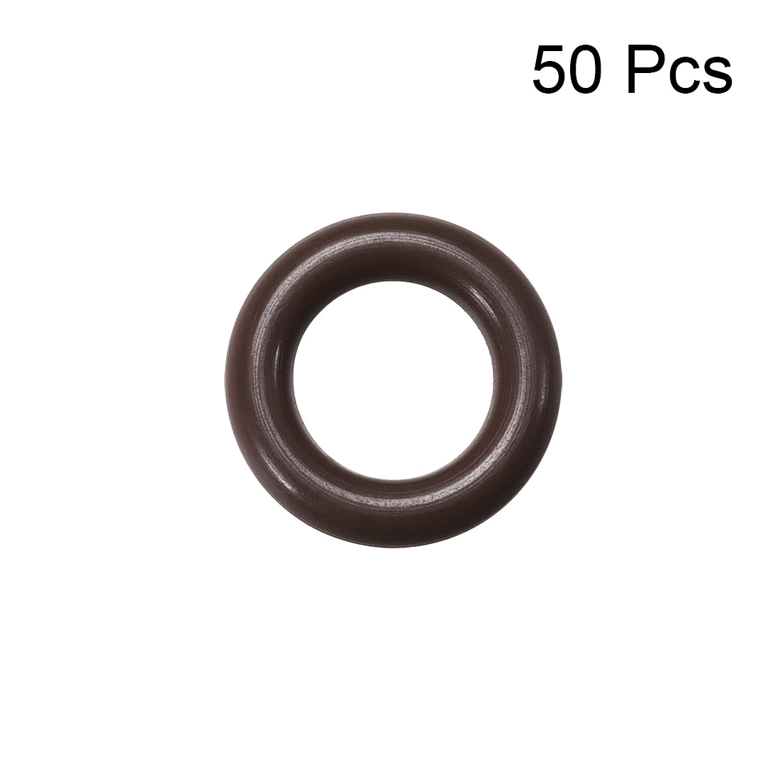 uxcell Uxcell Fluorine Rubber O-Rings 14mm OD 7.8mm ID 3.1mm Width, Metric FKM Sealing Gasket, Pack of 50