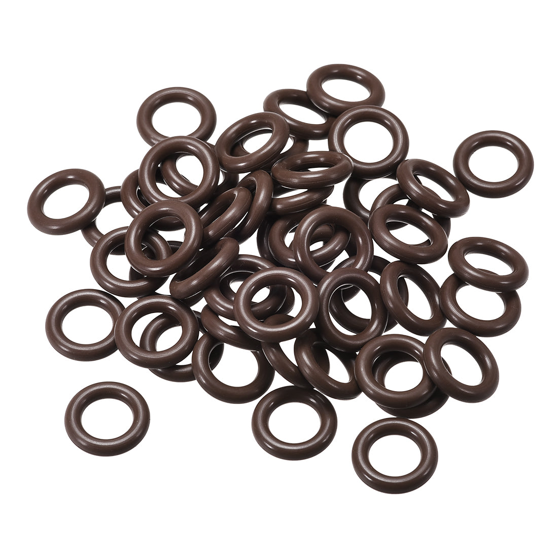 uxcell Uxcell Fluorine Rubber O-Rings 14mm OD 7.8mm ID 3.1mm Width, Metric FKM Sealing Gasket, Pack of 50