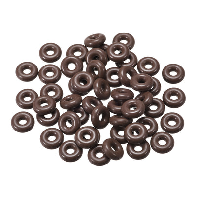 Harfington Uxcell Fluorine Rubber O Rings, Seal Gasket Brown 50Pcs