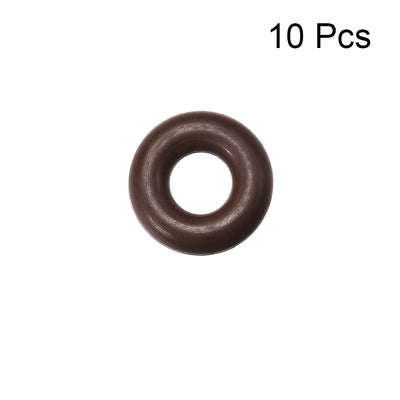 Harfington Uxcell Fluorine Rubber O-Rings 12mm OD 5mm ID 3.5mm Width, Metric FKM Sealing Gasket, Pack of 10