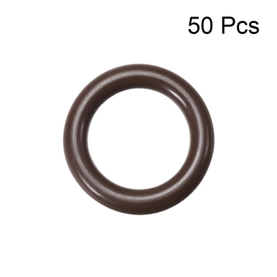 Harfington Uxcell Fluorine Rubber O-Rings 19mm OD 12mm ID 3.5mm Width, Metric FKM Sealing Gasket, Pack of 50