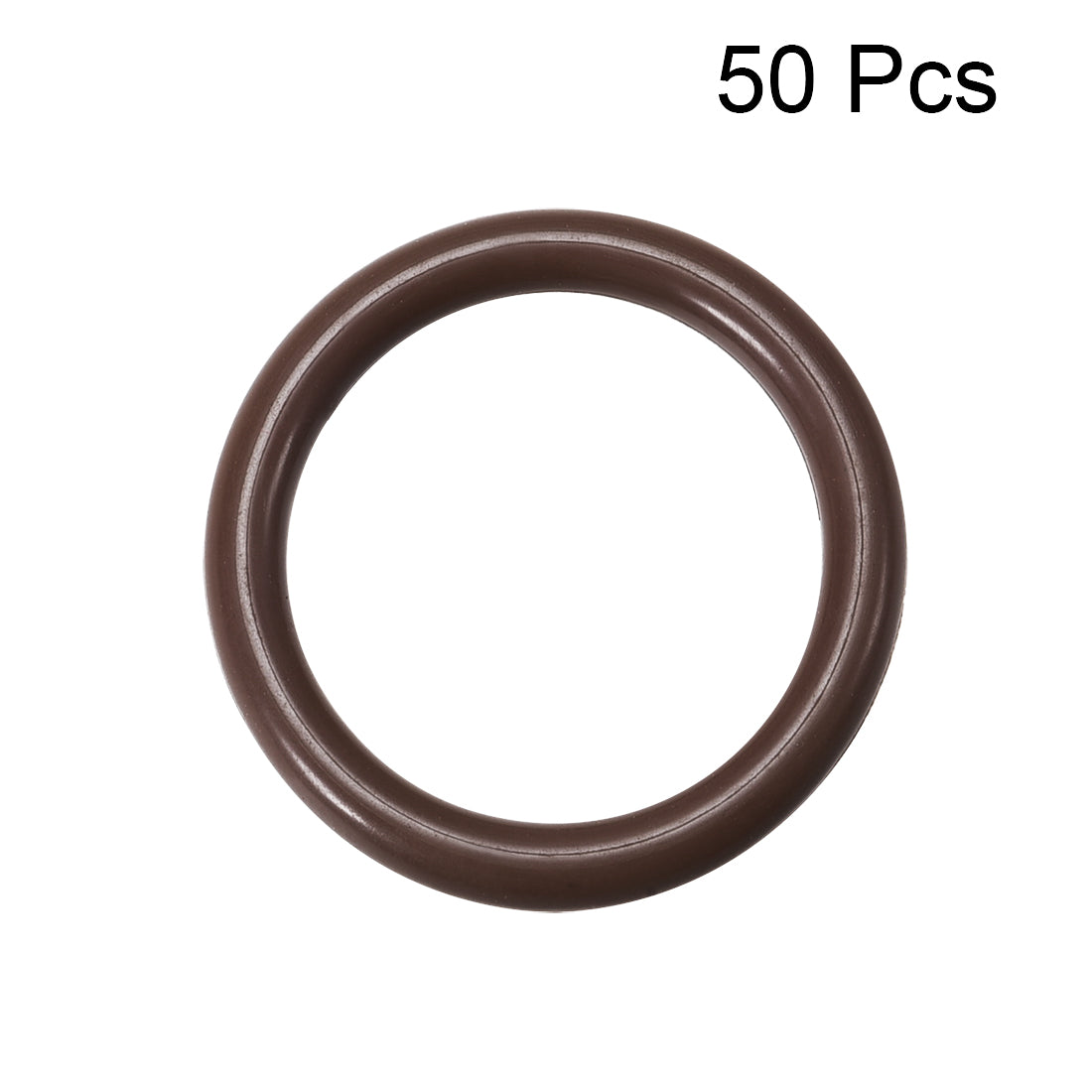 uxcell Uxcell Fluorine Rubber O Rings, Seal Gasket Brown 50Pcs