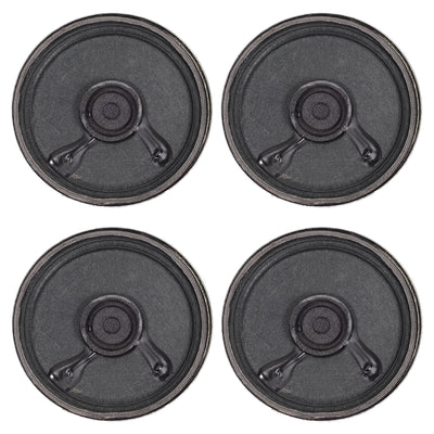 uxcell Uxcell 0.5W 8 Ohm Micro Internal Speaker Magnet Loudspeaker 50mm Dia 4pcs