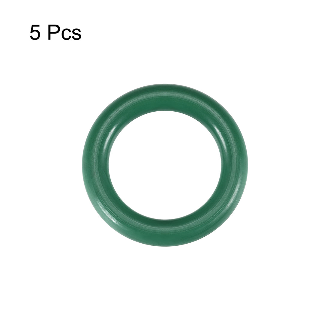 uxcell Uxcell Fluorine Rubber O Rings, 20mm OD, 13.8mm Inner Diameter, 3.1mm Width, Seal Gasket Green 5Pcs