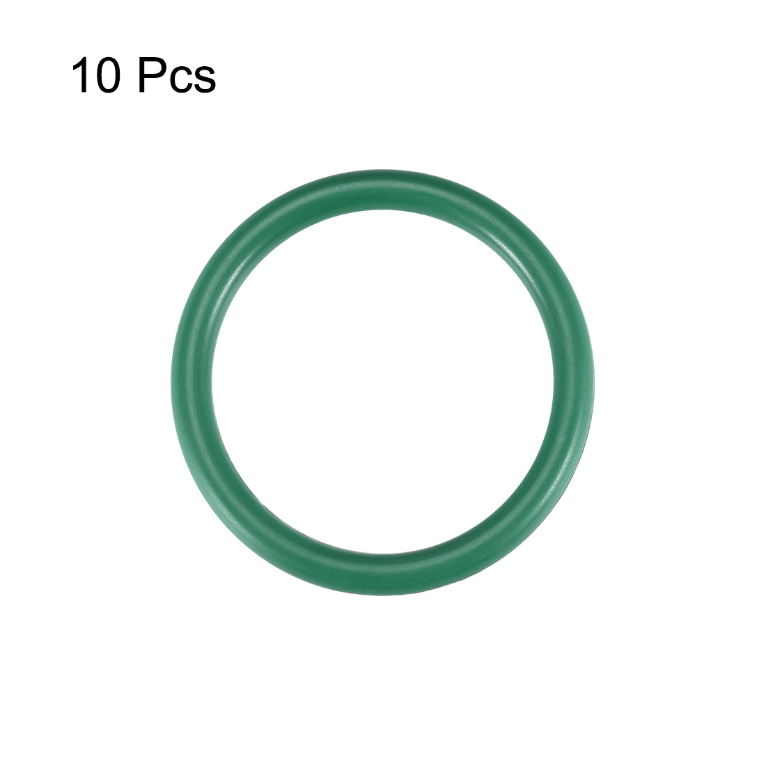 uxcell Uxcell Fluorine Rubber O Rings, 35mm OD, 28mm Inner Diameter, 3.5mm Width, Seal Gasket Green 10Pcs