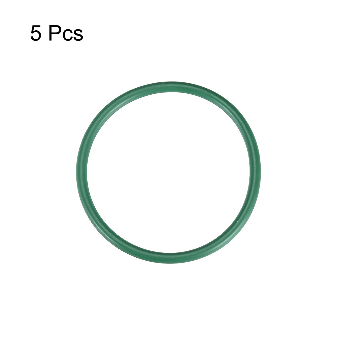 uxcell Uxcell Fluorine Rubber O Rings, 54mm OD, 47mm Inner Diameter, 3.5mm Width, Seal Gasket Green 5Pcs